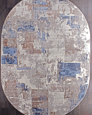 Ковер турецкий 03857A ARMINA (Хит-сет, серый, голубой)