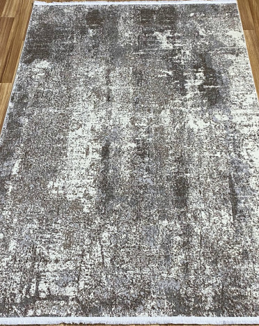 Ковер турецкий 8699 AXEL (Полиэстер, серый, коричневый)