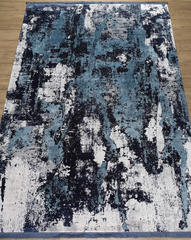 Ковер турецкий M356B Art Self (Шелк+Модал, синий)