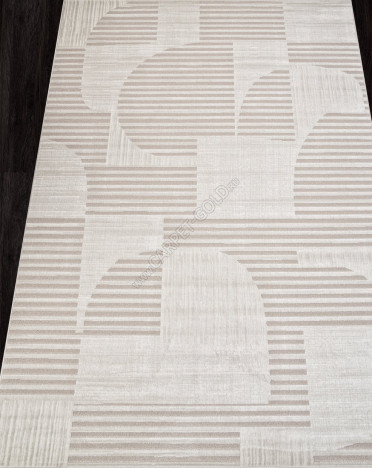 Ковер российский F440 DIOS (PP Heatset Высокоплотный, бежевый, кремовый)