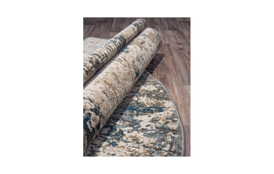 Ковер российский D739 DARK BEIGE овальный - коллекция SERENITY