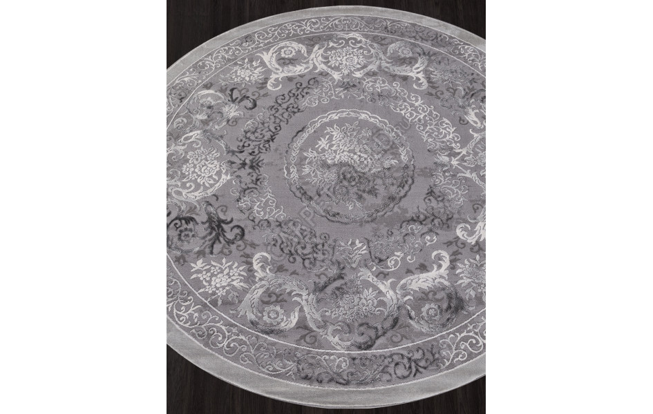 Ковер 03760A - GREY / GREY Круг ARMINA