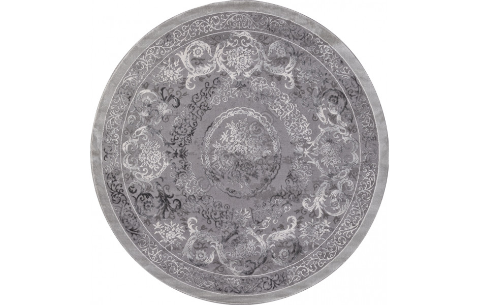 Ковер 03760A - GREY / GREY Круг ARMINA