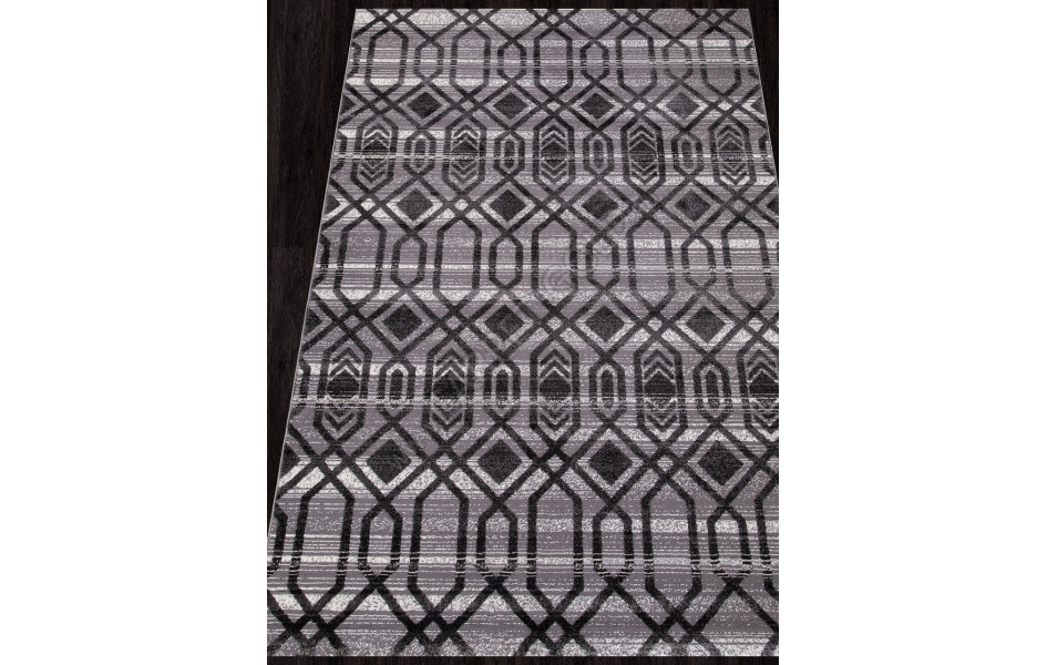 Ковер QP009 - D.GRAY / D.GRAY - Прямоугольник - коллекция ECLIPSE