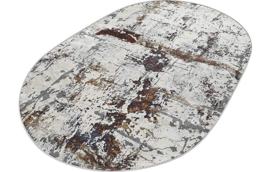 Турецкий ковер Regnum 37379A OVAL TERRA / L.GREY