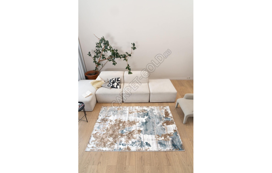 D009A_CREAM SHIRINK / BLUE FDY Белла