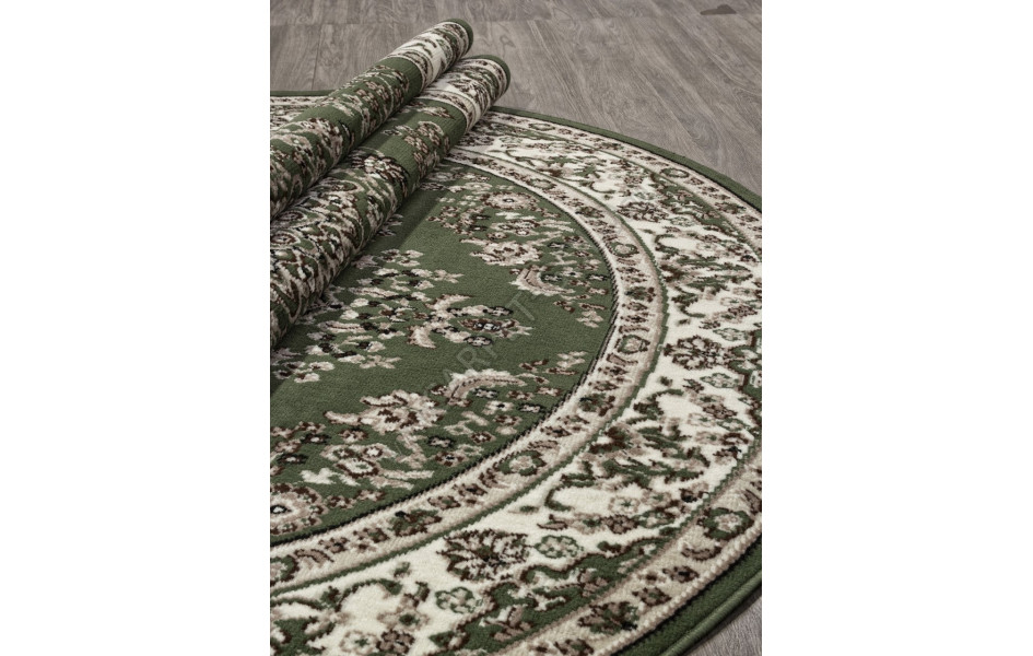Ковер D285 - GREEN - Овал - коллекция GAVANA
