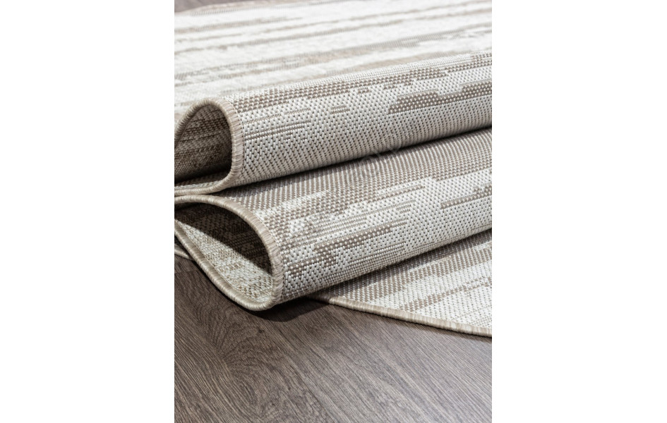 Ковер S143 - BEIGE - Овал - коллекция KAIR