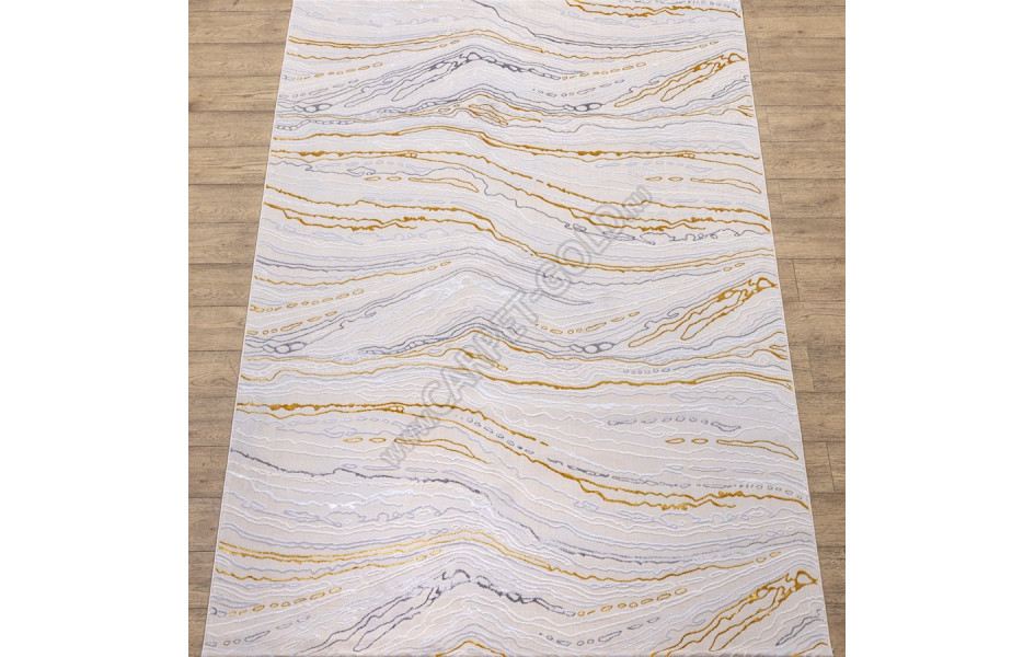 КОВРЫ ДИЗАЙН F592AS ЦВЕТ BEIGE / GOLD