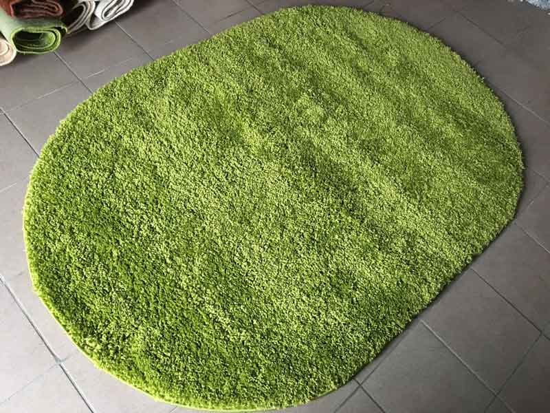 Круглый ковер шегги